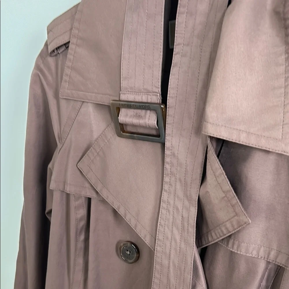 *SOLD* Brown Double-Breasted Trench Coat - Picture 8 of 10